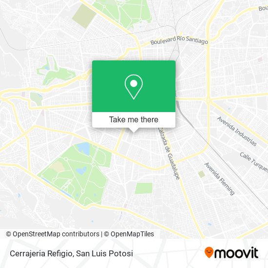 Cerrajeria Refigio map