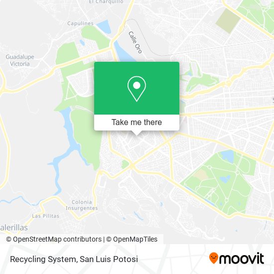 Recycling System map