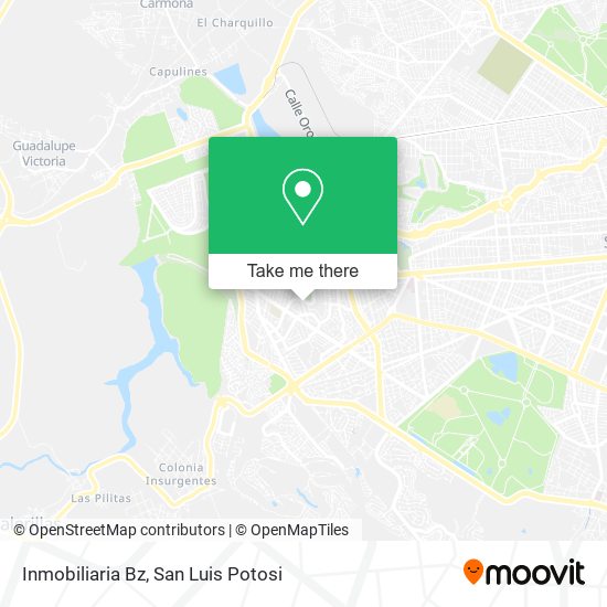 Inmobiliaria Bz map