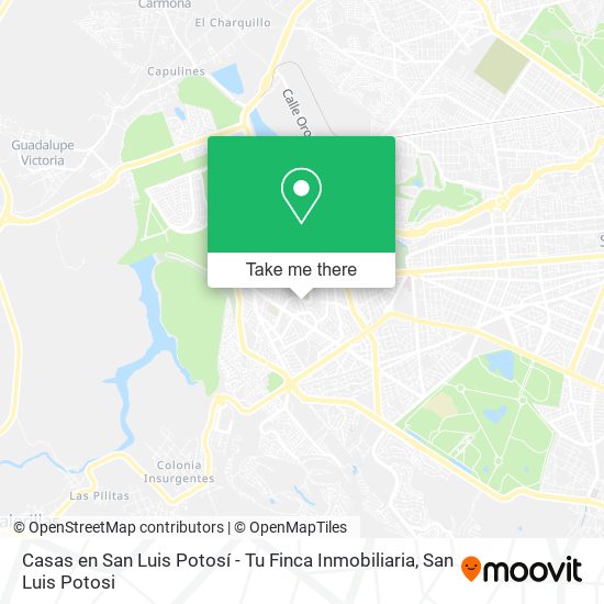 Casas en San Luis Potosí - Tu Finca Inmobiliaria map