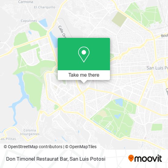 Mapa de Don Timonel Restaurat Bar