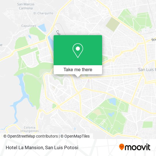 Mapa de Hotel La Mansion