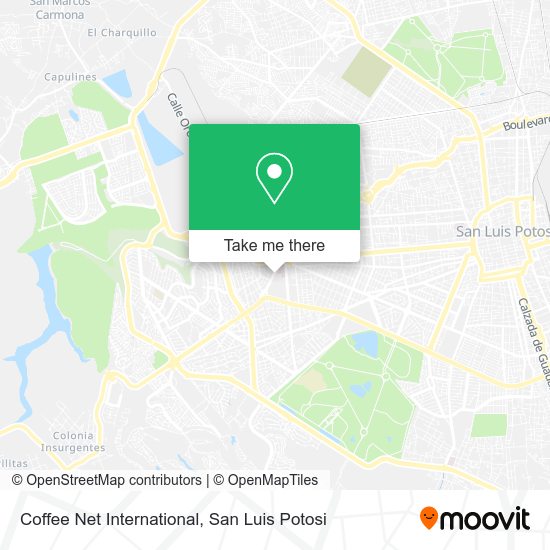 Coffee Net International map