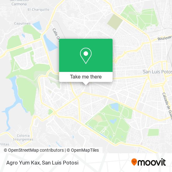 Agro Yum Kax map