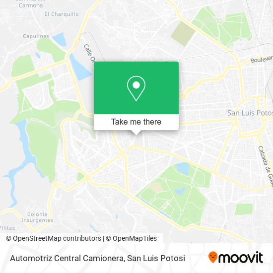 Mapa de Automotriz Central Camionera