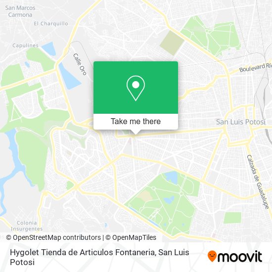 Hygolet Tienda de Articulos Fontaneria map