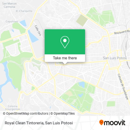 Royal Clean Tintoreria map