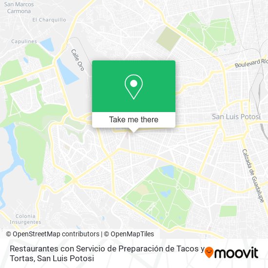 Restaurantes con Servicio de Preparación de Tacos y Tortas map