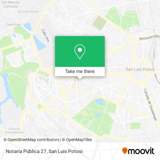 Notaría Pública 27 map