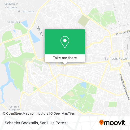 Mapa de Schaltier Cocktails