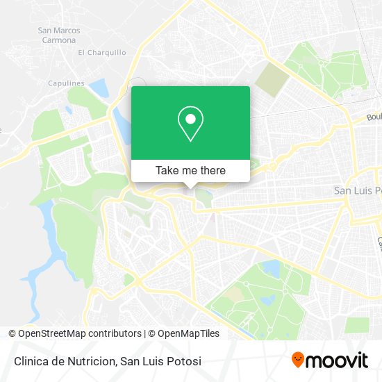 Mapa de Clinica de Nutricion