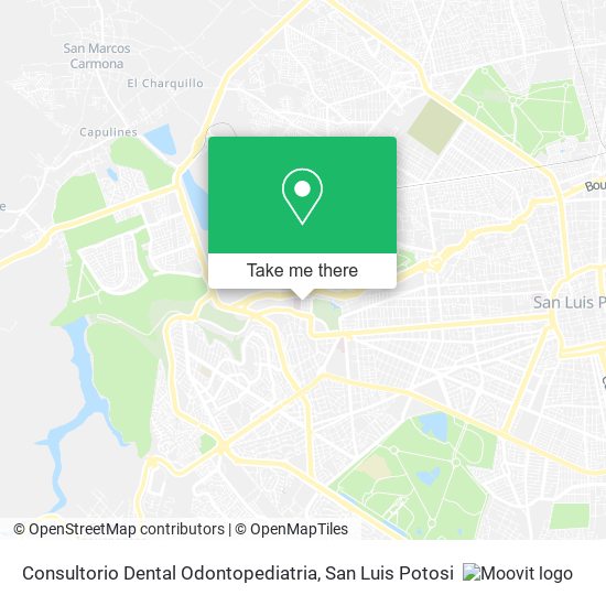 Consultorio Dental Odontopediatria map