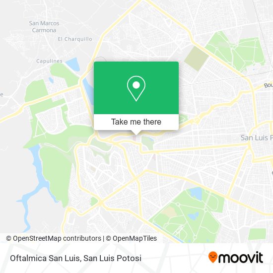 Oftalmica San Luis map
