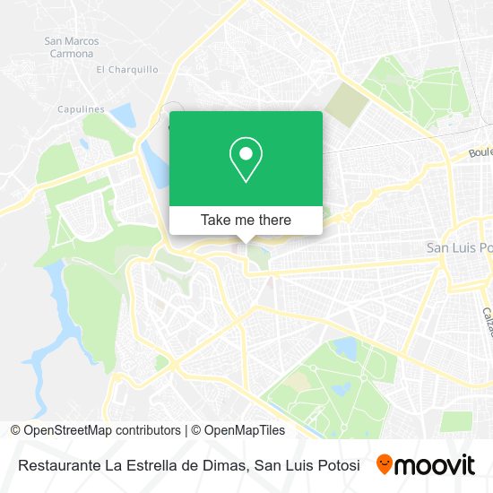 Restaurante La Estrella de Dimas map