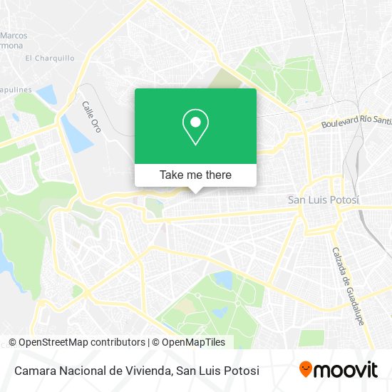 Mapa de Camara Nacional de Vivienda