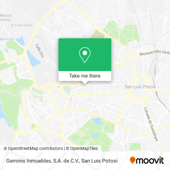 Mapa de Geminis Inmuebles, S.A. de C.V.