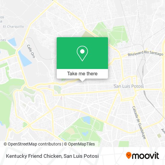 Kentucky Friend Chicken map