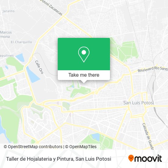 Taller de Hojalateria y Pintura map
