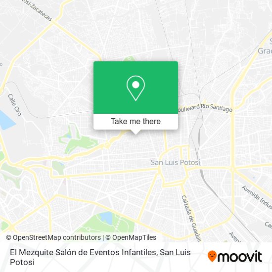 El Mezquite Salón de Eventos Infantiles map