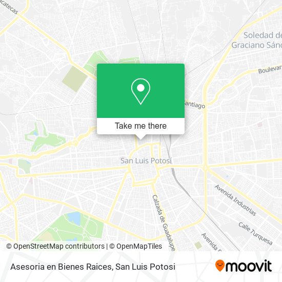 Mapa de Asesoria en Bienes Raices