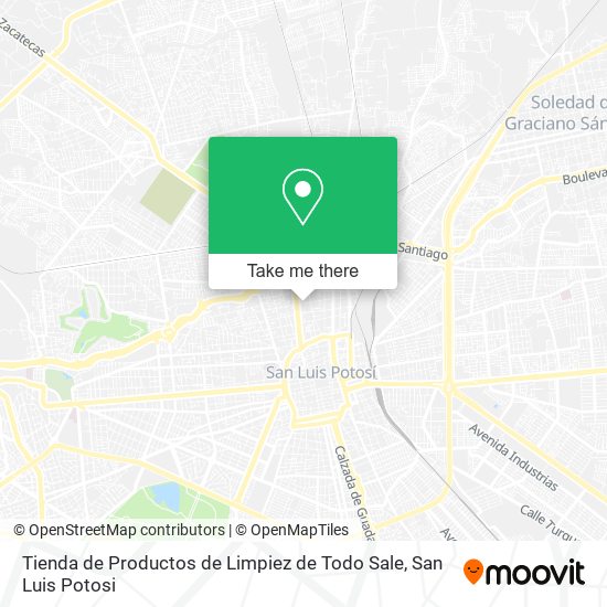 Mapa de Tienda de Productos de Limpiez de Todo Sale