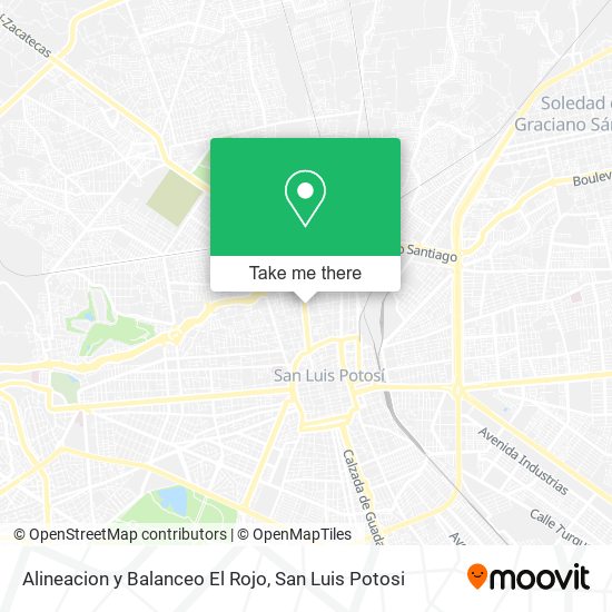 Mapa de Alineacion y Balanceo El Rojo
