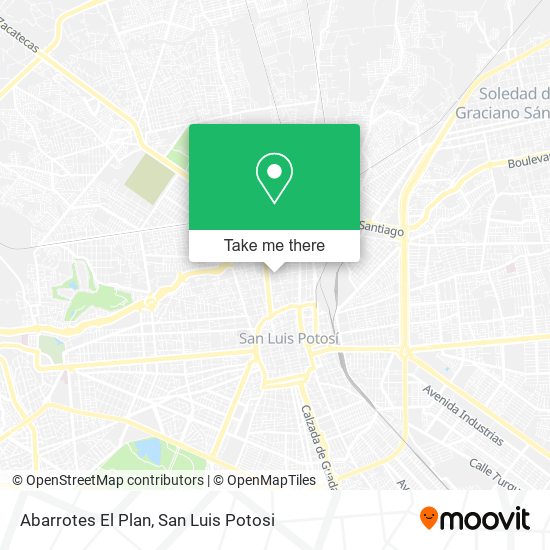 Abarrotes El Plan map