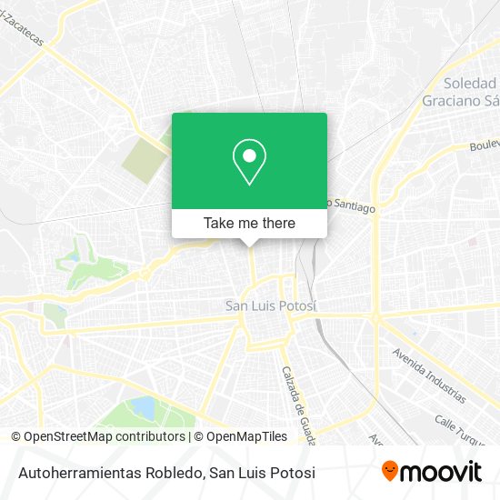 Autoherramientas Robledo map