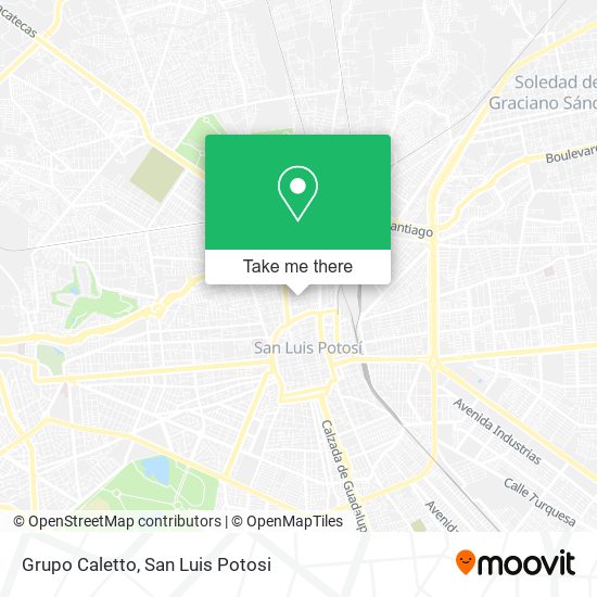 Grupo Caletto map