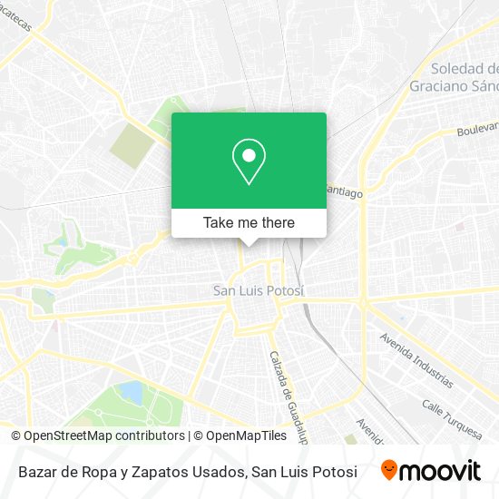 Bazar de Ropa y Zapatos Usados map