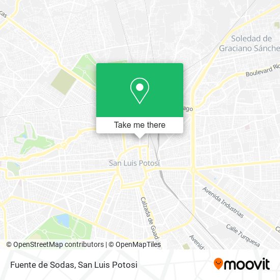 Fuente de Sodas map