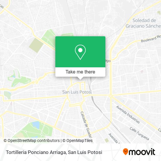 Tortilleria Ponciano Arriaga map