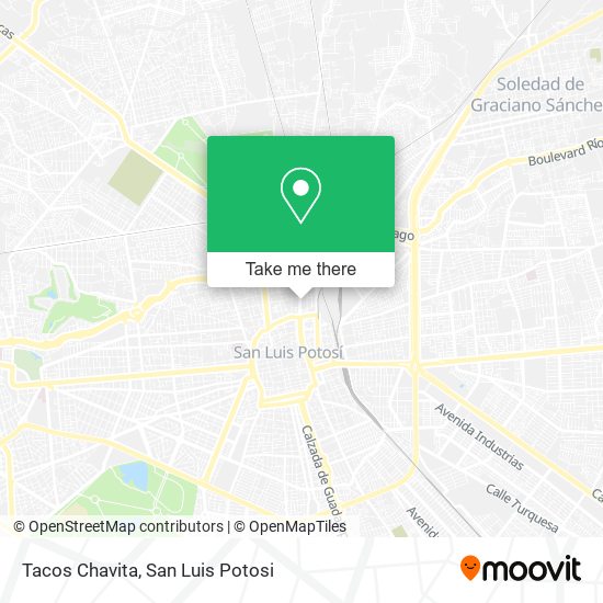 Tacos Chavita map