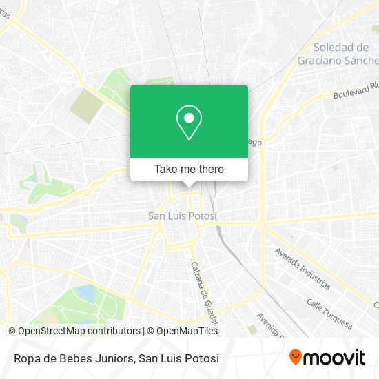 Ropa de Bebes Juniors map