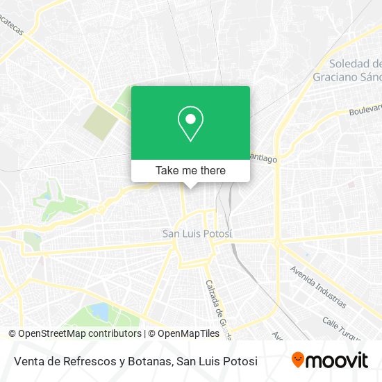 Venta de Refrescos y Botanas map