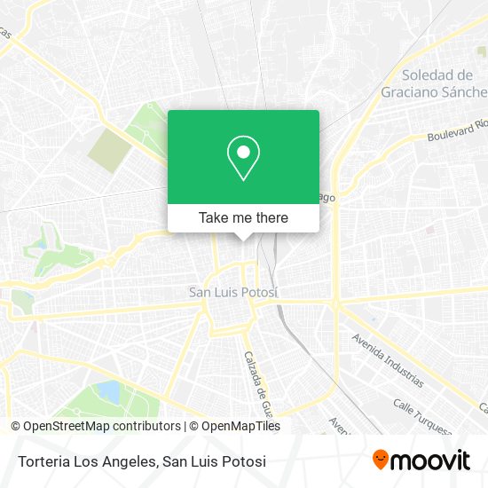 Mapa de Torteria Los Angeles