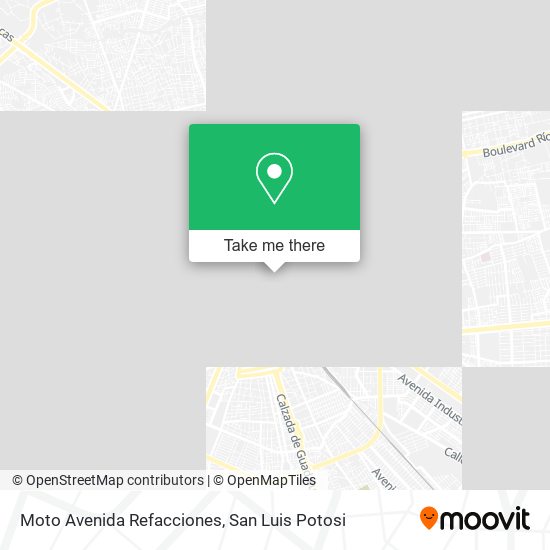 Mapa de Moto Avenida Refacciones