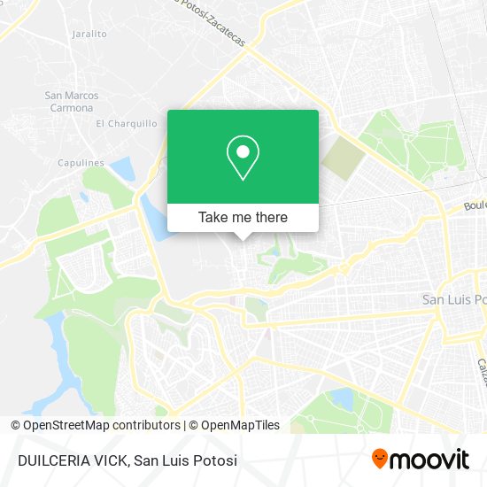 DUILCERIA VICK map