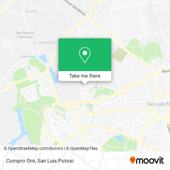 Mapa de Compro Oro