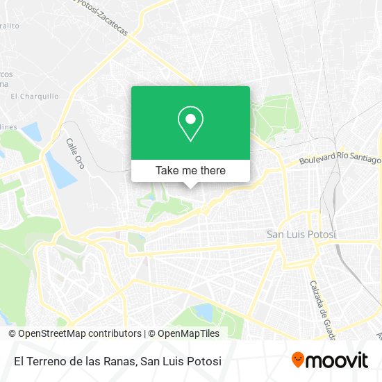 El Terreno de las Ranas map