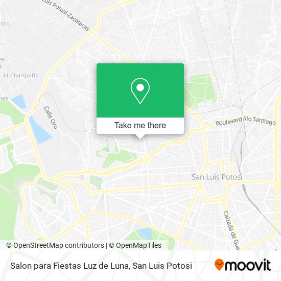 Salon para Fiestas Luz de Luna map
