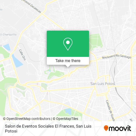 Salon de Eventos Sociales El Frances map