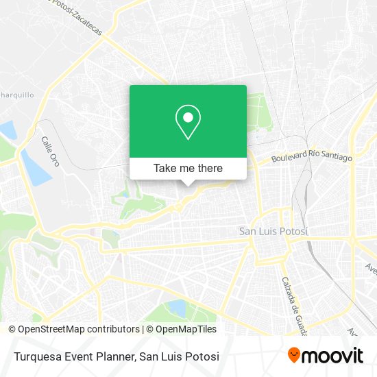 Mapa de Turquesa Event Planner