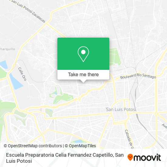 Mapa de Escuela Preparatoria Celia Fernandez Capetillo