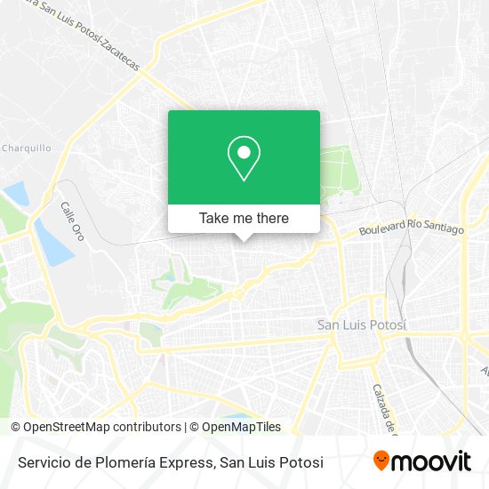 Servicio de Plomería Express map