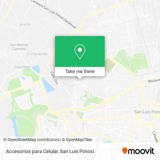 Mapa de Accesorios para Celular