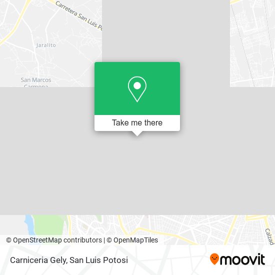 Mapa de Carniceria Gely
