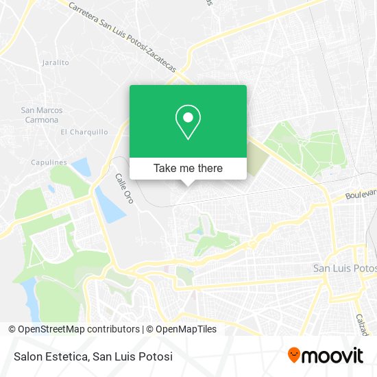 Salon Estetica map