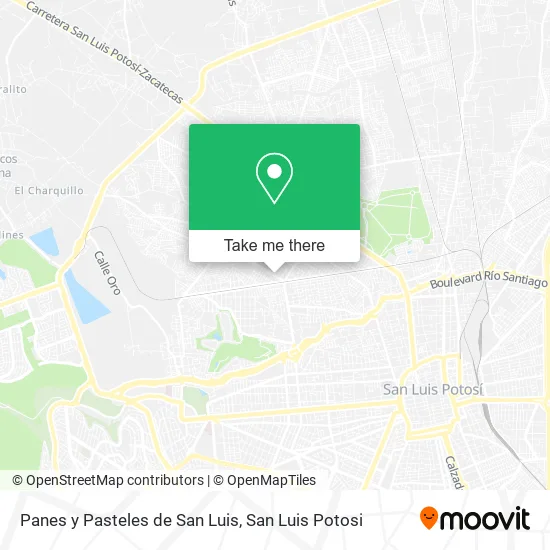 Mapa de Panes y Pasteles de San Luis