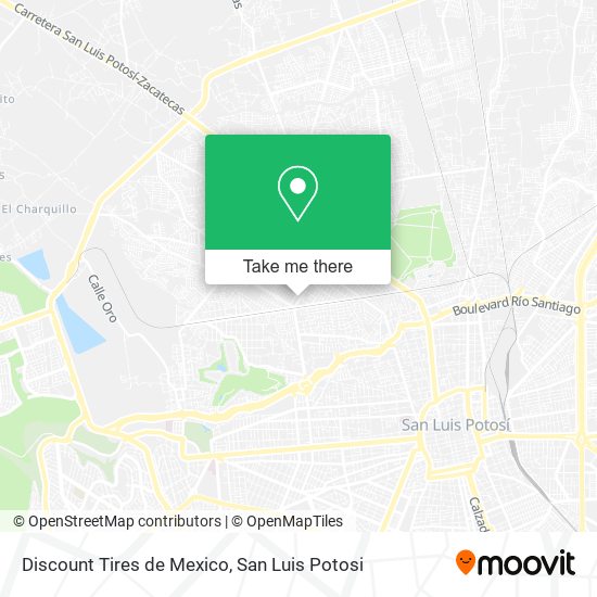Mapa de Discount Tires de Mexico